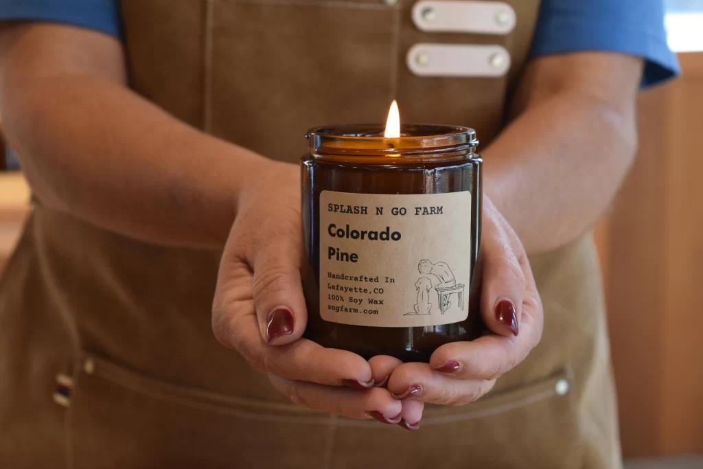 web best soy candle holding