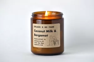 Coconut Milk & Bergamot - 8 oz Soy Candle