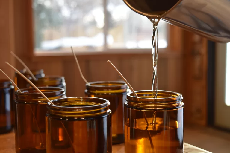 web product hand poured soy wax candle