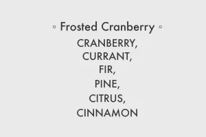 Frosted Cranberry - 8 oz Soy Candle