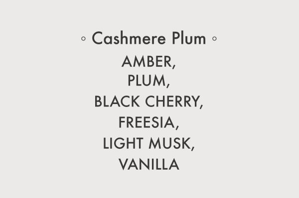 Cashmere Plum - 8 oz Soy Candle