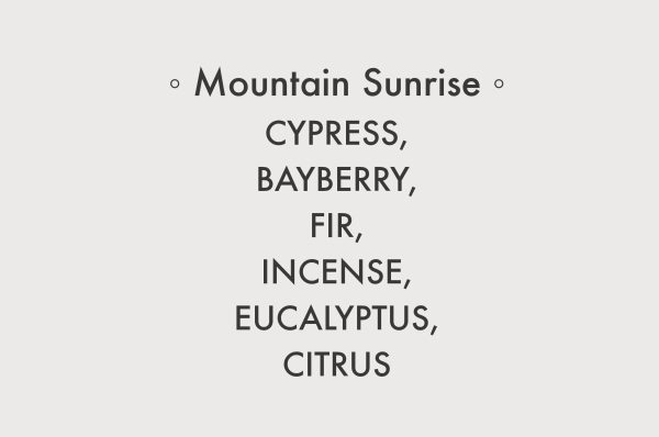 Mountain Sunrise - 8 oz Soy Candle